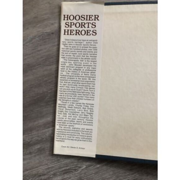Vintage HOOSIER SPORTS HEROES: An Introduction to Indiana Sports. Please Read - Picture 9 of 11